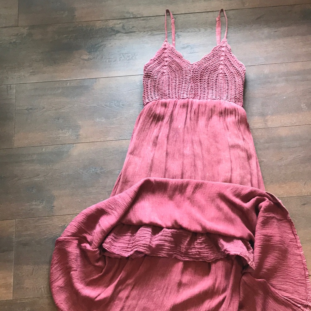 Beachy boho crochet top dress 🏝